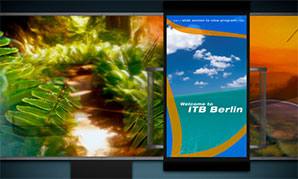 ITB Berlin I-Wall Experience - Screensaver View